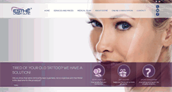 Desktop Screenshot of esthe-laser.cz